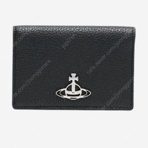 비비안 웨스트우드 그레인 카드 홀더 블랙 (Vivienne Westwood Grain Leather Card Holder Black) 새제품