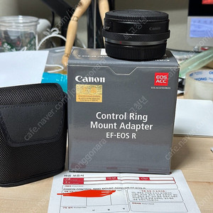 캐논 RF렌즈용 컨트롤링 아답터 팝니다. (Control ring mount adapter EF-EOS R