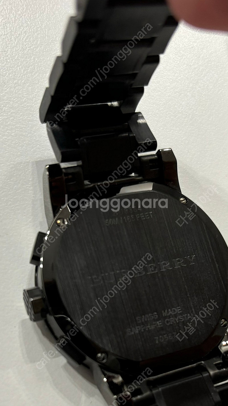 버버리 메탈시계 BU9364 (2회 착용)--4