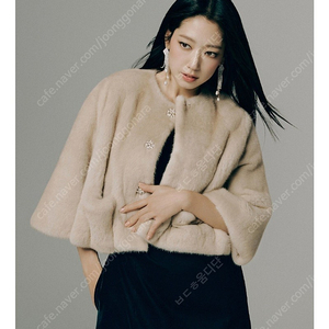 모조에스핀 23fw 박시핏 밍크자켓 블랙그라마 6,190,000원