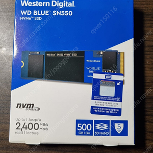 WD BLUE SN550 NVME SSD 500GB 판매 (TLC)