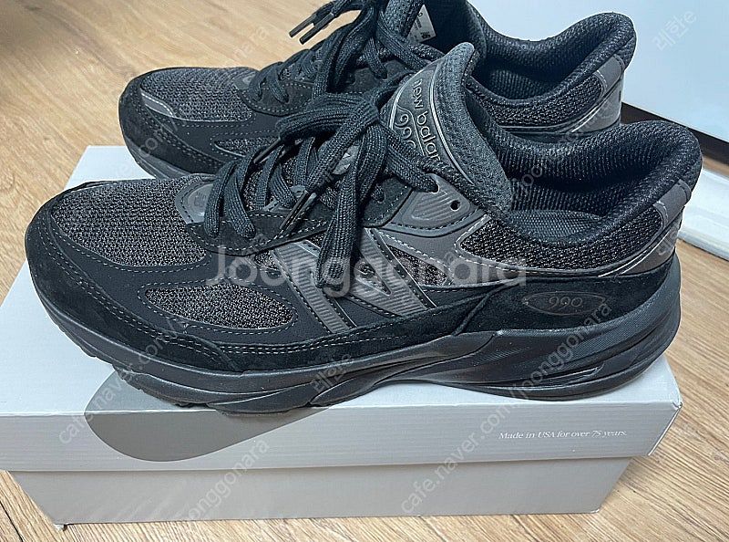 뉴발란스 990v6 트리플블랙 270 사이즈 팜--0