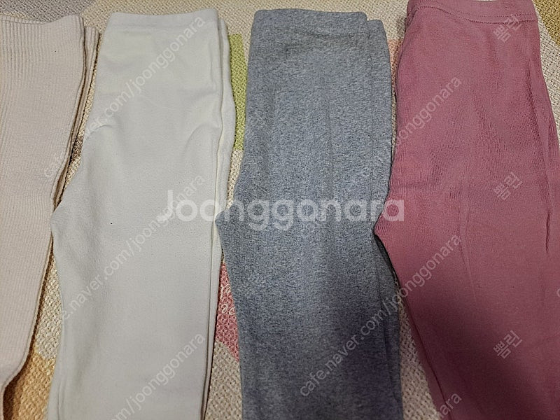 여아 120~130 겨울옷 내복, 트레이닝복, 기모티셔츠, 원피스, 레깅스 등 박스판매--9