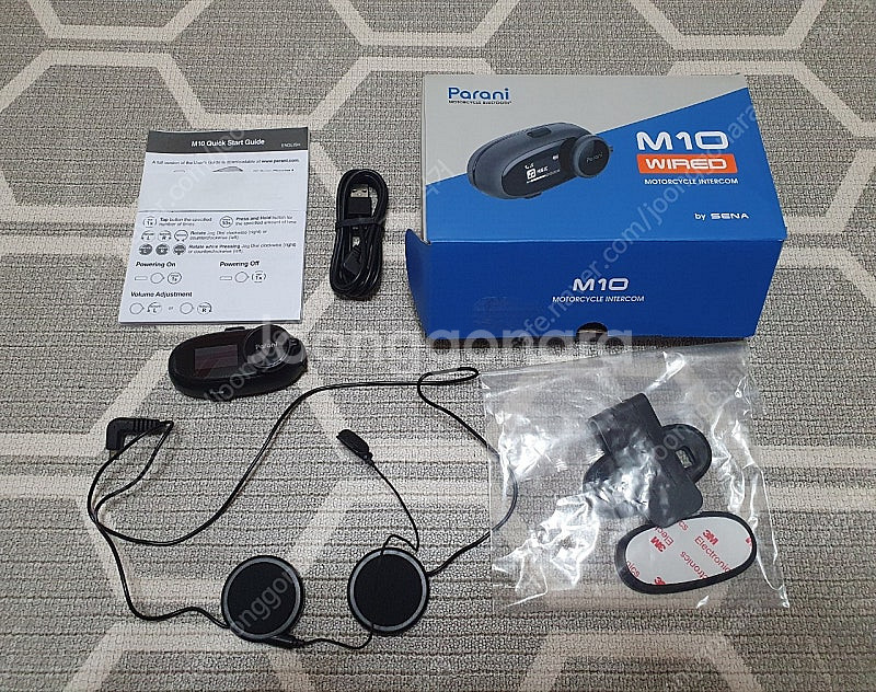 세나 파라니 M10 블루투스 인터콤 정품--0