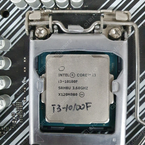 cpu i3 10100f + 메인보드 h410 택포