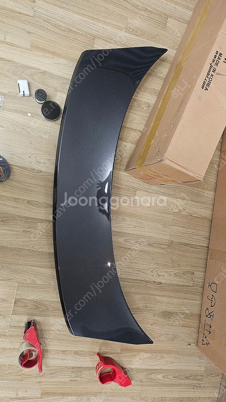 스팅어 순정 스포일러 팝니다.--0