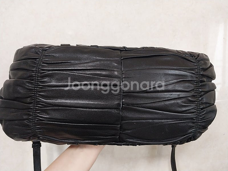 (정품)프라다 PRADA 고프레 레더 가죽 투웨이백 토...--3