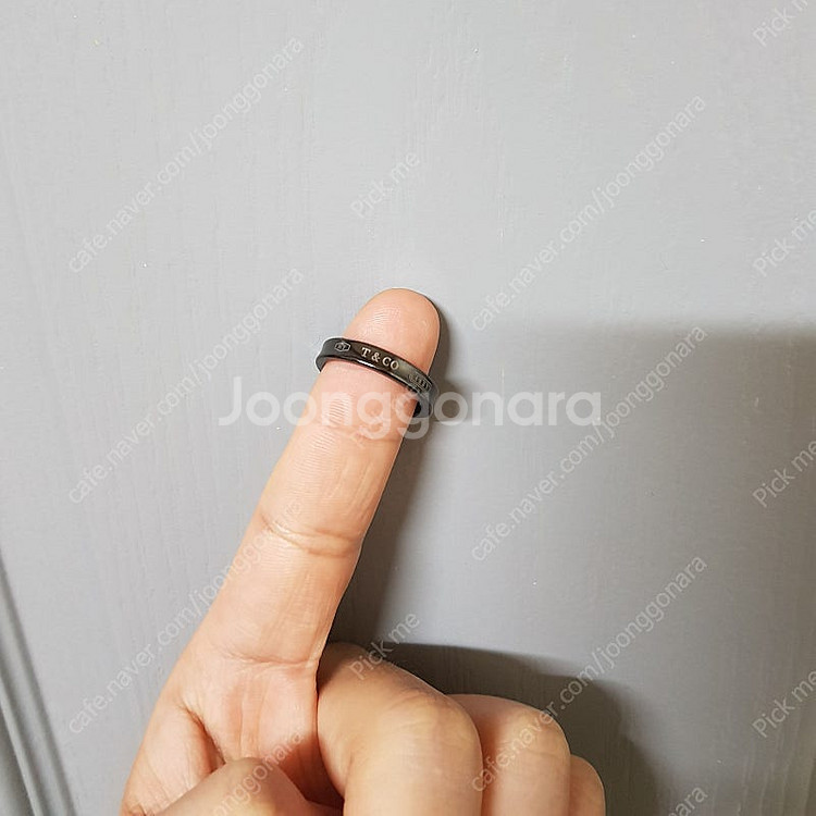 티파니앤코 1837 티타늄 네로우링.--0