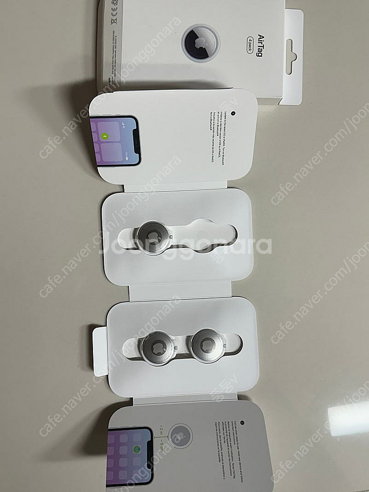 애플 에어태그 3개--0