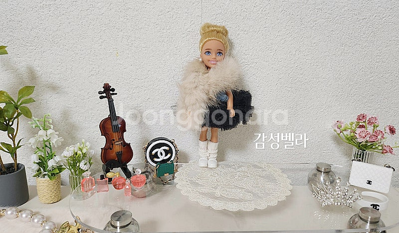 커스텀 핸드메이드 바비키링 팝니다.--2