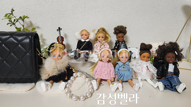 커스텀 핸드메이드 바비키링 팝니다.--3