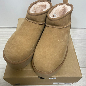 미국 어그 UGG 클래식 울트라 미니 플랫폼 체스트넛 US9