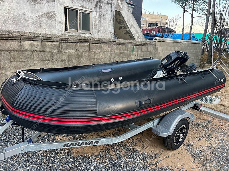 고무보트 콤비보트 판매 합니다. 15 마력--1