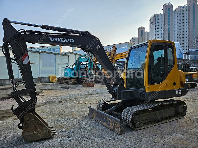 볼보 EC55 2001년식 자동클램프 02 중고굴삭기--0