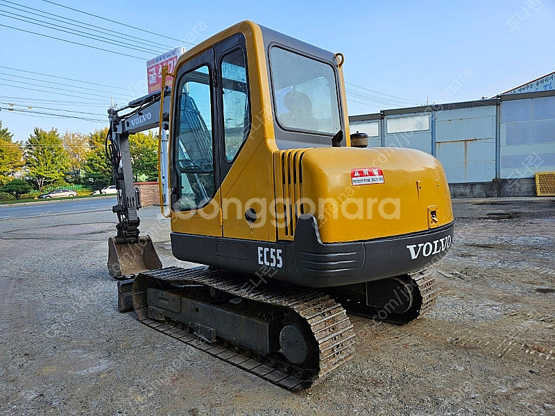 볼보 EC55 2001년식 자동클램프 02 중고굴삭기--5