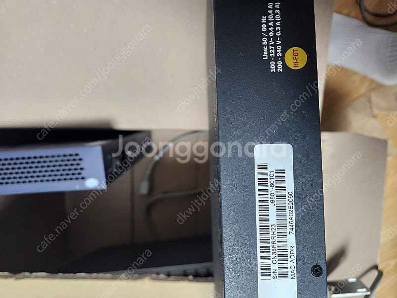HP 스위치허브 J9801A 2개--0