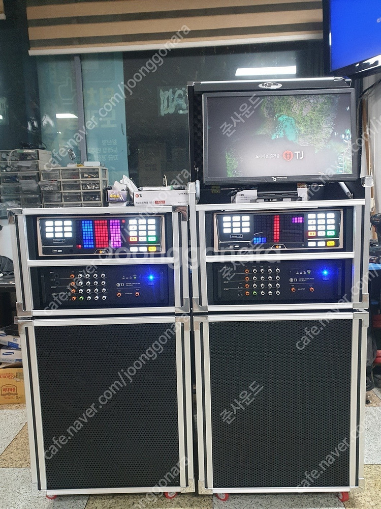 [세제품 일체형 이동식 노래방기계]노래방 세트 판매 [...--2