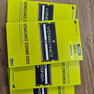 미개봉 노트북 램 VENGEANCE DDR5 32G 10원