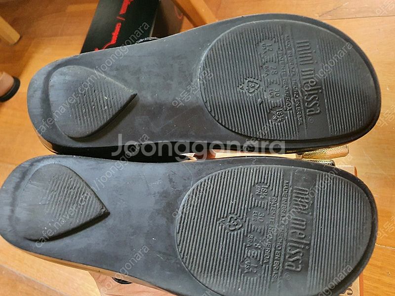 미니멜리사 골드 리본 28 (190size) 팝니다. ...--6