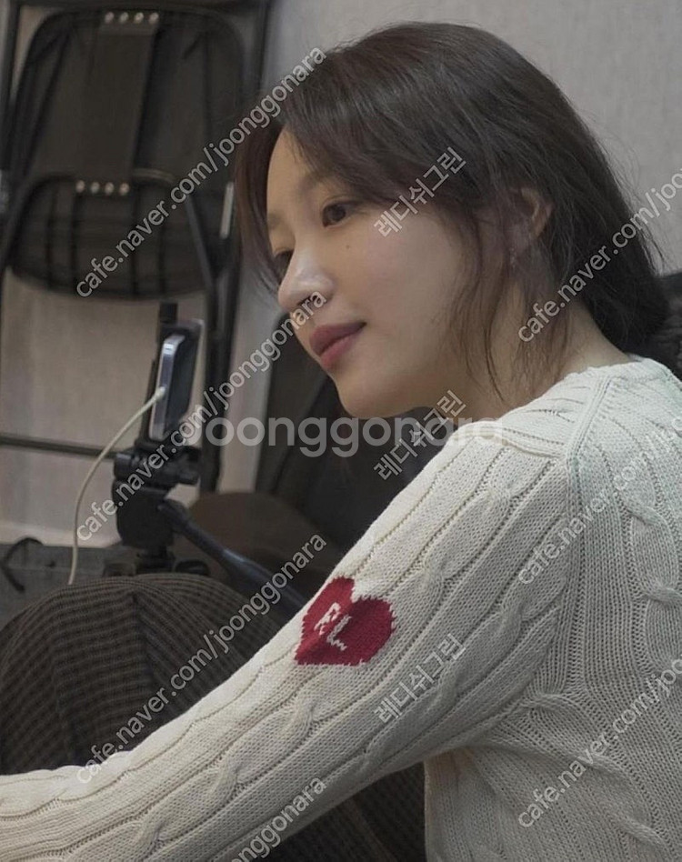 폴로 하트 니트 s 이성경 니트--0