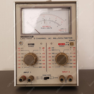 2채널 AC Milli Volt Meter(밀리 볼트메터)