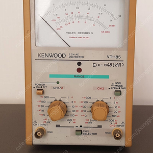 2채널 켄우드 전압데시벨(KENWOOD Volt Decibrls) 측정기