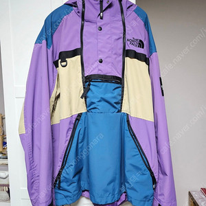 노스페이스 화이트라벨 스팁아노락 NA4HM01L 2XL팝니다. (퍼플&블루)