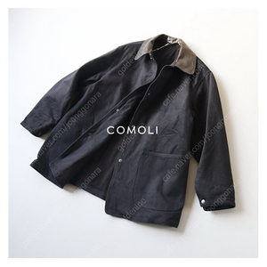 코모리 (comoli) 데님 레더 워크자켓