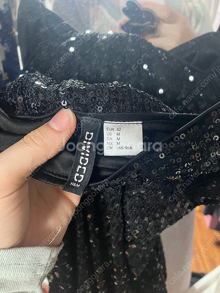 H&m 에이치앤엠 흐앤므 시퀸 글리터 드레스 원피스 연...--1