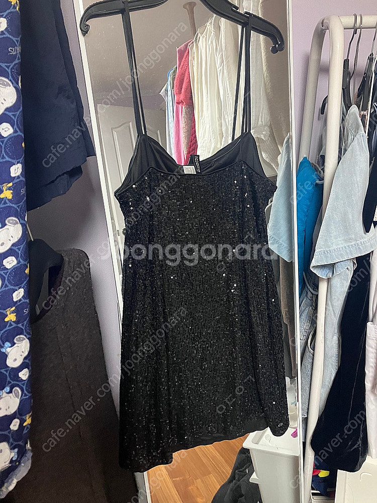 H&m 에이치앤엠 흐앤므 시퀸 글리터 드레스 원피스 연...--2