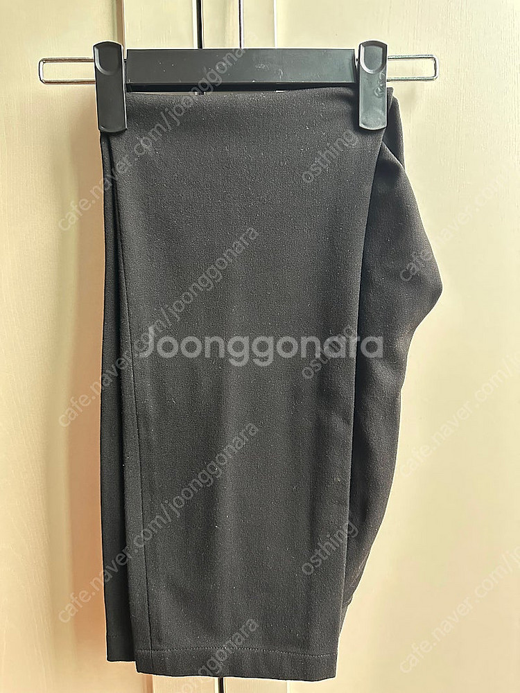 시스템옴므 밴딩슬랙스 검정--0