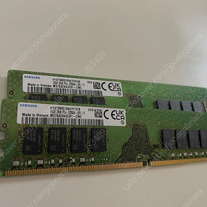 DDR4 16G 2개 삼성 6만원에 싸게 판매합니다