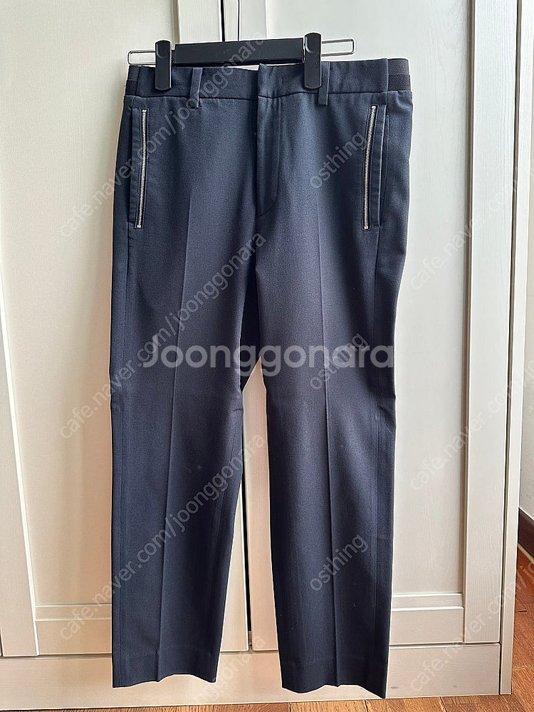 시스템옴므 슬랙스 네이비--1