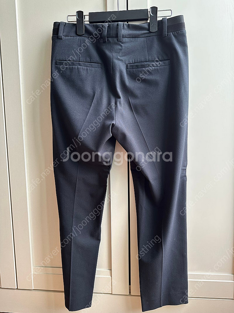 시스템옴므 슬랙스 네이비--2