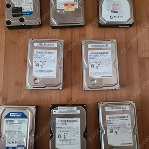 HDD 1T 3개 500G 2개 (320G,250G,160G 1개씩섭슈)