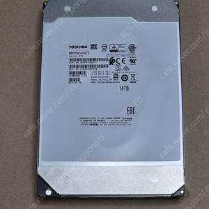 도시바 MG07ACA 14TB 14테라 HDD SATA