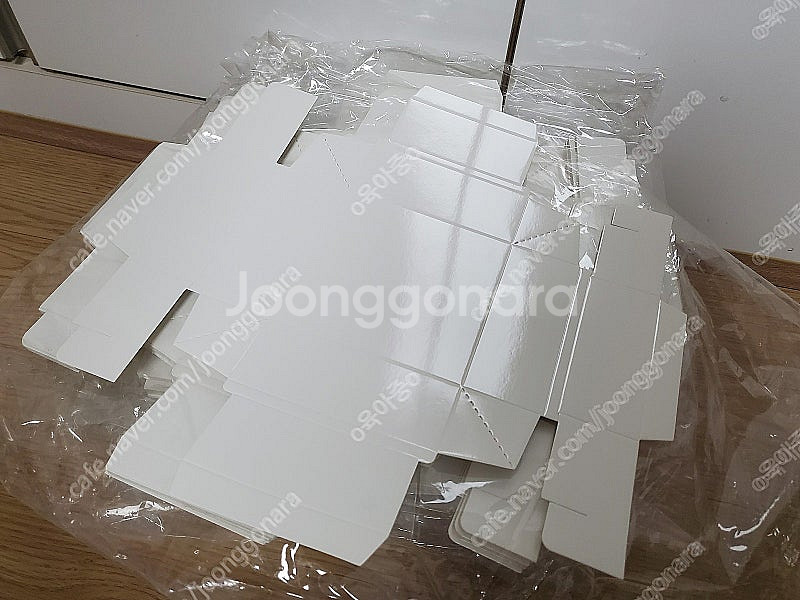 투명 슬라이드 상자 10cm 정사각 화이트--2