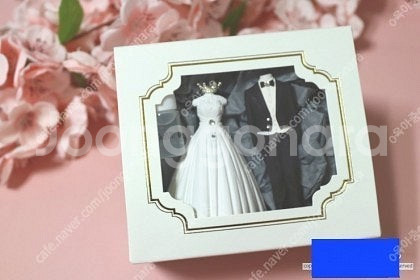 웨딩상자 웨딩석고방향제 포장상자 금박 12.5cm * ...--2