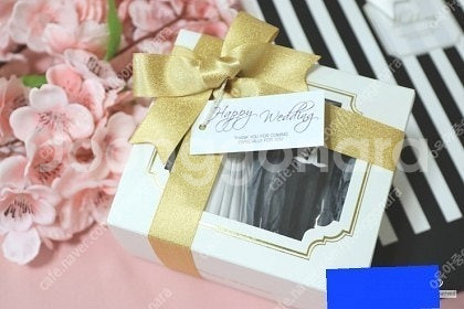 웨딩상자 웨딩석고방향제 포장상자 금박 12.5cm * ...--0