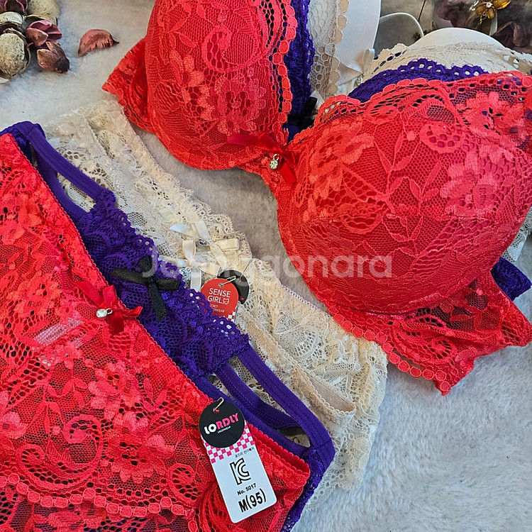 브라팬티세트 85B 4세트 묶음 판매 브라85B팬티95...--5