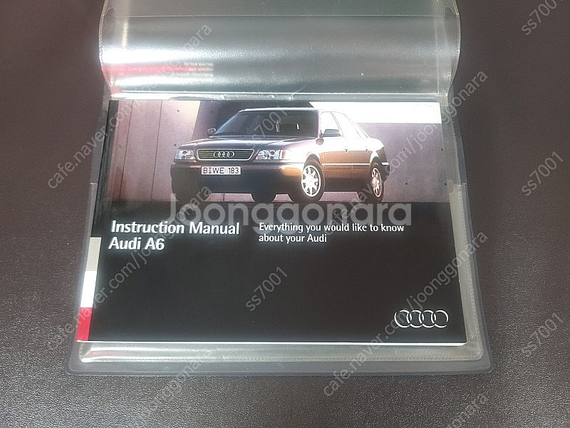 1994년 아우디A6 (C4) 영문설명서 풀세트 판매합니다. - 안심되는 중고거래