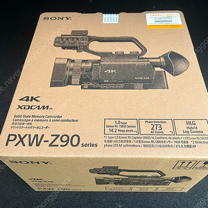 SONY PXW-Z90 소니캠코더 카메라 미 개봉 제품 판매합니다.