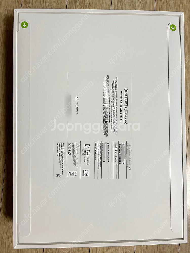 24맥북 에어 m3 16gb 512GB SSD--1