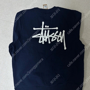 Stussy 스투시 23fw 네이비 크루넥 맨투맨 엑스라지 사이즈