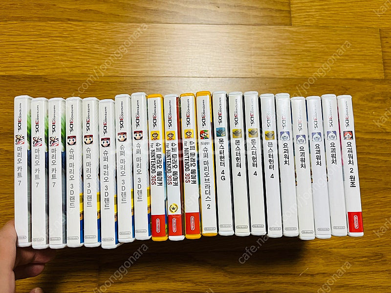 닌텐도 DS, 3DS 게임팩 모음 판매--5