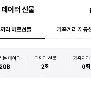 sk데이터 2기가 2천원