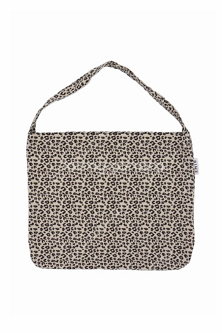 이미스 레오파드 코듀로이 에코백 크림 (미개봉 새상품)--0