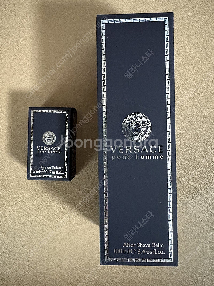 베르사체 뿌르옴므 쉐이브 밤+미니어쳐&쇼핑백 팝니다--2