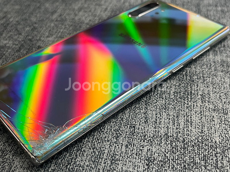 갤럭시노트10플러스 5G 실버색상 256G 가성비 단말...--8