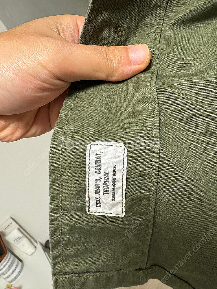 리얼맥코이 트로피칼 컴뱃 야상 자켓--4